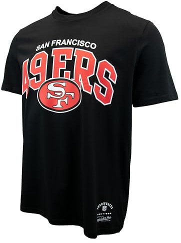 Mitchell & Ness NFL Team Arch T-Shirt - San Francisco 49ers, M