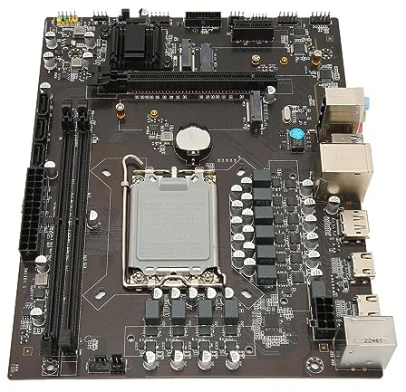 H610 Motherboard, LGA1700 PCB Computer Motherboard, Dual Channel DDR4 Memory Slot 12100F 12600F 12700F