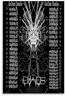 Zhailliu Ken Poster Carson Rapper Music Tour 2024, Retro-Vintage-Cover-Musikposter für Zimmer, ästhetische Leinwand, Wandkunst, Schlafzimmerdekoration, 30 x 45 cm