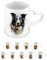 Pyramid International, Border Collie Mug, Coffee and Hot Chocolate Ceramic Mug, Heart Shaped Handle, Love My Dog Collection, 11oz / 315ml, One Size, White