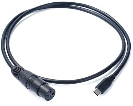 YIGZYCN Cable de sonido estéreo de 3 pines XLR macho hembra a tipo C, cable adaptador de auriculares USB tipo C a XLR de 3 pines para cámara, cable USB C a XLRs