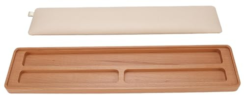 Fabater Stabile, Ergonomische Tastatur-Handballenauflage aus Holz für Gaming-Arbeiten, Passend für Mechanische Tastaturen, Ideal für Gamer und Büroangestellte (Buchenholz)