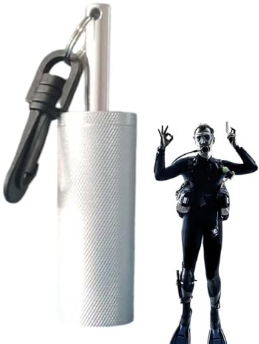 Jukeoiu Agitateur De Plongée | Sonde Signalisatrice Résistante à Haute Pression - Outil de Communication avec Bâton et Crochet pour Plongeurs,Pour Plongeurs En Eaux Complexes Faible Visibilité Grottes