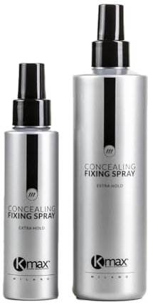 Kmax Concealing Fixing Spray - Haarspray mit starkem Halt, Haarfixierspray, Keratin-Faser-Fixierer, Hair Fixing Spray - 250 ml