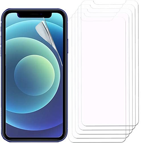 TECHGEAR [5 Pack] Screen Protectors for iPhone 11, iPhone XR 6.1 - Clear Lcd Screen Protector Guard Covers with Cleaning Cloth & Application Card