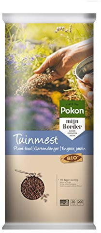 Pokon Bio Gartendünger, Universaldünger mit Bodenverbesserer und 16 Wochen Langzeitwirkung, für 200 qm, 20kg