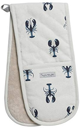 Sophie Allport - Lobster Double Oven Gloves, Heat Resistant, Thermal Layer, Kitchen Accessories