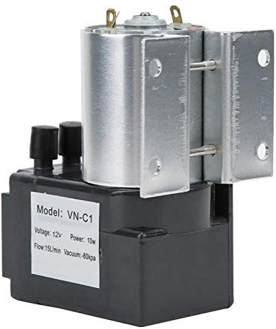 DC 12V/24V 15L/Min 200kpa Pompa di aspirazione del vuoto con pompaggio di aspirazione a pressione negativa con supporto(DC12V)