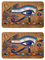 Mnsruu Ägyptische Papyrus Kultur Vintage Kühlschrankmagnete 2 Stück Dekorative Kühlschrank Whiteboard Küche Büro Magnete