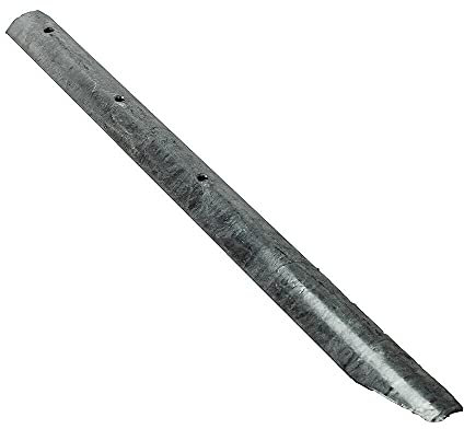 Lawn Edging Log Roll Stakes Fence Base Board Pin 450mm (18) Galvanised (Pack of 10)