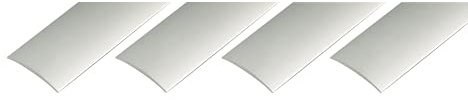 Alberts 498511 Übergangsprofil | Aluminium, silberfarbig eloxiert | 1000 x 40 mm | 4er Set