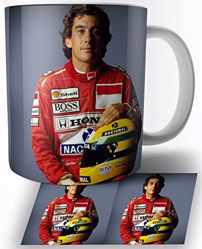 Ayrton Senna Keramik Becher 325ml Tasse Mug