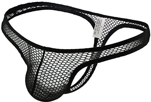 Faringoto Mens Plus Size Hollow Low-Waist Dessous Durchsichtige Unterwäsche Tangas Männliche Unterhose