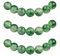 MJDCB Perlen zum Auffädeln 12mm 30 stück Grün Moose Jade Halbedelsteine Perlen mit Loch Natürliche Lose Runde Steinperlen für Herstellung Schmuck Armbänder Halsketten