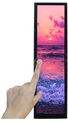 VSDISPLAY 8,8 Zoll 480x1920 600 nit IPS Capacitive Touchscreen und USB C USB C Controller Board, für DIY PC Gehäuse