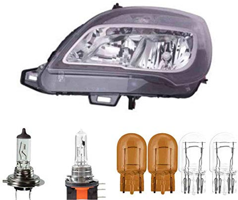 EISENFELS Bundle Set 106525377 erstellt mit Scheinwerfer links + Leuchtmittel H7 Classic H15