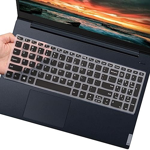 Custodia protettiva per tastiera Lenovo IdeaPad 15,6 17,3 320 330 330s 340s/Lenovo IdeaPad 520 S540 720s 130 S145/Lenovo IdeaPadL340 S340 V330 V130 tastiera protettiva pelle-nero