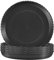 Hossejoy 5 Packs Plastic Plant Saucer Drip Trays, Durable 30cm Plant Saucer Tray, Plant Plate Water Catcher for Planter Base, Plant Pot Saucers for Indoors, Outdoors, Garden, Potted Plants (Black)