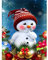 DUGEHO Diamond Painting Set für Kinder - Weihnachten Schneemann 5D Diamant Painting Bilder mit Zubehör