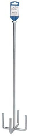 Cofan Varilla mezcladora yeso | Accesorio mezclador M14 | Adecuada para mezclar yeso o pintura | Medidas: Ø120 x 600 mm