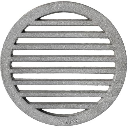 SPEEDPLANT Hochwertiger Ascherost Rundrost fi 22cm Ofenrost Kaminrost Liegerost Tafelrost Feuerrost - Premiumqualität Ø 220mm, Stärke 12 mm