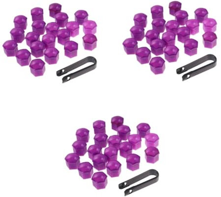 OUNONA 3 Piezas 21 1 Tapas de Tuercas de Rueda Polvo de Ruedas Nuevas Herramientas Protector Llantas Protector de Tuerca Cubierta de Pernos Tornillo Tapa de Perno Contendor de plastico