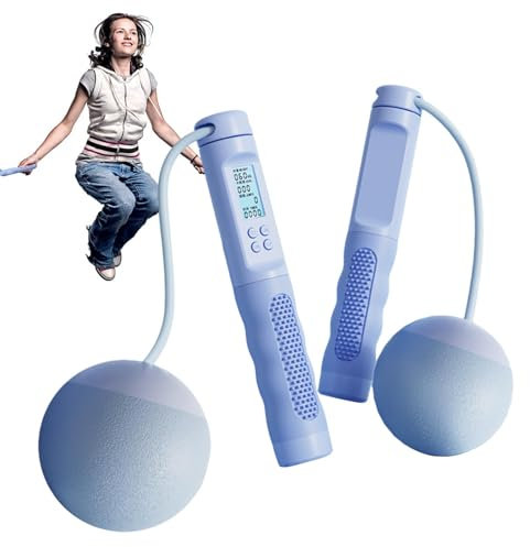 Corda per saltare senza fili Corda per saltare ponderata ponderata con contatore corde per saltare per fitness corda per saltare intelligente per la palestra brucia