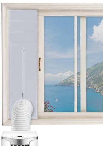 Kit Joint De Fenêtre Climatisation Mobile, Kit Calfeutrage Climatiseur Mobile Et Sèche-linge, Joint De Fenêtre Pour La Climatisation Mobile, Tissu De Calfeutrage Pour Fenêtres Pour Climatiseur Mobile