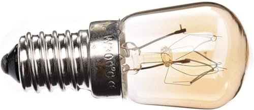 RYELDOM Lampadina ad Incandescenza per Forno, 25W, Attacco E14, Resistente a 300°C