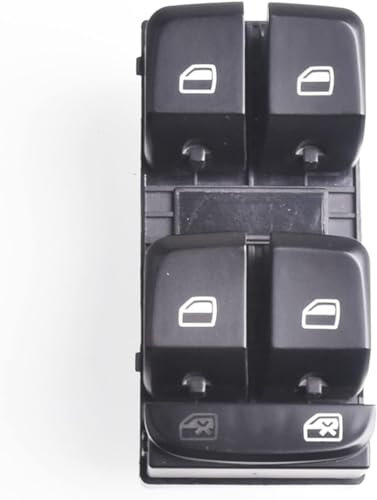 Netzschalter-Fensterschalter-Taste Elektrisches Fenster für Hauptsteuerschalter-Treiber für A&udi A4 B8 Q5 S4 S5 2009 2010 2011 2012 Elektrische Fensterheber-Panel-Schalter Steuerschalter Elektrischer