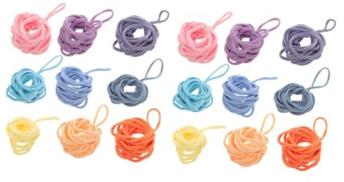 IWOWHERO 360stücke Elastische Webstuhl-schlaufen Für -projekte Bunte Nachfüllpackung Für Mädchen Und Kreative Bastelarbeiten Vielseitig Einsetzbar Für Untersetzer Und