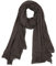 Van Der Rich ® - Schal mit fein gekreppter Oberfläche für Damen und Herren (55-Schokolade, One Size)