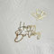 AILEXI 2 Stück Acryl-Glitzer-Kuchendekoration – Happy Birthday Schmetterling-Set A801
