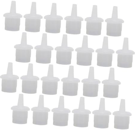 minkissy 100pcs Lash Extension Plugs Grafting Eyelash Plug Eyelash Glue Bottle Stoppers