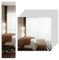 Lot de 4 miroirs autocollants en acrylique pour murs, miroirs de sécurité, miroirs à coller sur toute la longueur, maquillage mural, grande taille, entraînement, gym, couloir, chambre d'enfant