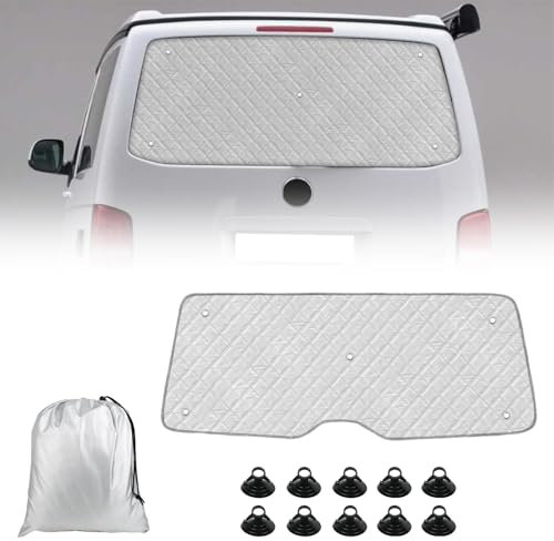 T5 Thermomatte Passend für VW T5 T6 Eintürige Heckklappe, Sonnenschutz Auto Frontscheibe Innen Passend, Auto Sonnenblende Frontscheibenabdeckung, Eintürige Heckklappe Sonnenblende