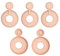 Porte-Glace pour,Support à Glace Anti-Gouttes pour Tout-Petits - 5 Attrape-Gouttes en Silicone Réutilisables, Anti-Tache pour Éviter Les Coulures Garçons et Filles