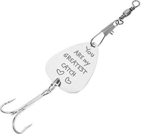 GANAZONO Schlüsselanhänger Angelhaken Anhänger Outdoor Angelhaken Dekorativer Kleines Angelgerät Praktisches Angelgerät Exquisiter