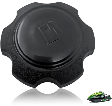 Schwarzer Tankdeckel 51049-3714, kompatibel mit Kawasaki TS/SC/SX/STS/ZXI/STX 650/750/900/1100/1200 Jet Ski Modelle, Aftermarket-Ersatz für ZXI, STX, SXI, 900, 1100, STX-di
