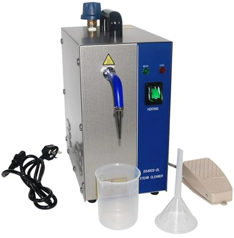 Machine de nettoyage à vapeur for bijoux en acier inoxydable 2L Outils de nettoyage de polissage de bijoux en or et en argent Nettoyeur laveur 1300W