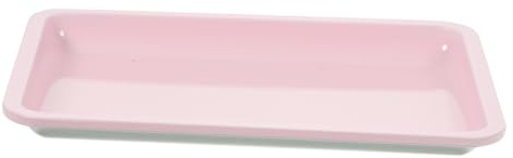 FOMIYES Stainless Steel Jewelry Storage Tray Pink Finish Stable Organizer for Rings Nail Tools Desktop Dresser Adorn