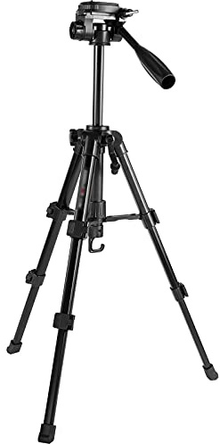 Mini Tripod for Video Camera - Compact PTZ Support for Photography & Live Streaming, 70.5cm, Black - Lightweight & Durable Tripod for Video Shooting