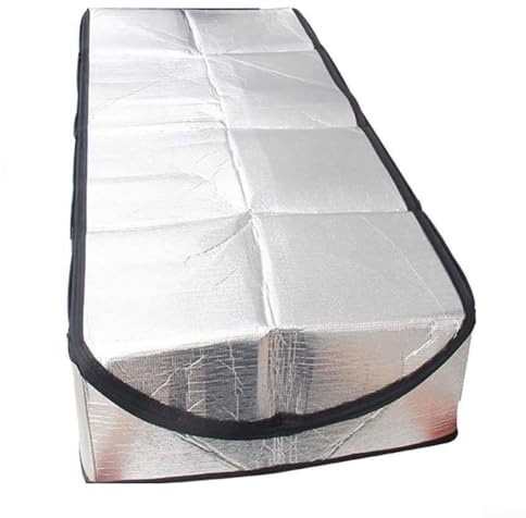 Besshepplo Dachbodentür-Isolierabdeckung, 63,5 x 137,7 x 27,9 cm, feuerfeste Aluminiumfolie, Hitzeschild für Leiter, Treppeneingang, energiesparend, ganzjähriger Schutz, einfache Installation