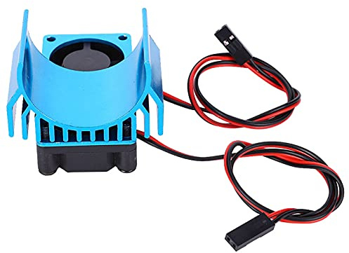 RASTKY RC Heat Sink With Cooling Fan, Long-lasting Performance, Perfect Heat Dissipation, Easy Installation, 550/540 Motor, Ideal for Hobbyists (Blue)