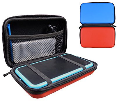 Subsonic - Custodia per Nintendo New 2ds Xl e New 3ds Xl - Custodia Rigida e Resistente Agli Urti per Nintendo New 3ds Xl e New 2ds Xl Console e Accessori - Borsa Blu e Rossa