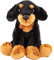 Suki Gifts 12130 Naturgetreuer Dackel Hund Kuscheltier, mehrfarbig