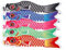 Ulable - Bandera de Cinco Colores para Carpas, Estilo japonés, 5 Colores x 55 cm