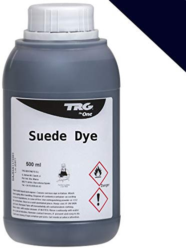 TRG The One Suede Dye, Durchdringende Tinte für Wildleder, Blau (117 Navy Blue), 500 ml