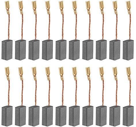 20Pcs Carbon Brush,5 * 8 * 16mm Replaceable Great Conductive Carbon Brush for Electric Motor Drill