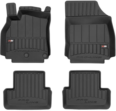 MOTOS Gummimatten Auto Fussmatte passend für Renault Megane III 2008-2016 Verbessern Sie Ihren Reisekomfort mit Antirutschmatte Auto 3D- Allwetter fußmatten Auto, Schutz vor Verschmutzung
